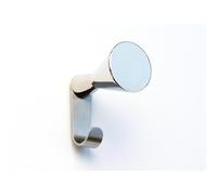 Appendiabiti da parete in acciaio inossidabile SUPERCONE + dimensioni 6x10,5x h 10,5 Cm Forma geometrica a cono Finitura satinato inox lucido