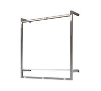 Appendiabiti da parete in acciaio inox resistente, per armadio, lavanderia, organizer multiuso