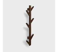 Appendiabiti da parete in bambù fatto a mano, design moderno con rami d'albero, per ingresso, soggiorno, camera da letto, corridoio, sciarpa, cappello, borsa nizer e soluzione decorativa per riporre