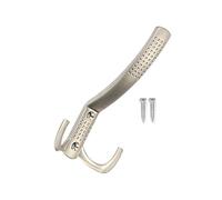 Appendiabiti da parete in metallo a doppio polo in lega di zinco gancio per asciugamano per cappello abbigliamento gancio montato durevole