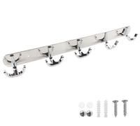 Appendiabiti da Parete Muro 3/4/5/6 Ganci in Ferro Stand Attaccapanni Appendini