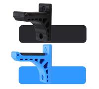 Appendiabiti da parete per arco, in plastica ABS resistente, con cuscinetto in spugna spessa, installazione a 2 vie per archi tradizionali ricurvi, organizzazione di casa, garage e palestra, (nero)