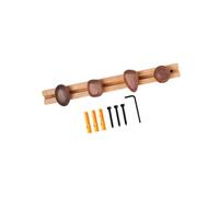 Appendiabiti da parete per armadio, con binario scorrevole effetto legno, organizer per vestiti, borse, cappelli, per ingresso e corridoio, spazi domestici, appendiabiti da parete, ganci per