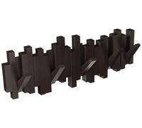 Umbra Appendiabiti da parete con ganci ribaltabili Moderno PVC Espresso