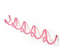 Appendiabiti da parete per vestiti, cappotti, cappelli, asciugamani, cappelli, organizer per la decorazione della casa e il soggiorno (rosa 5 ganci)