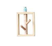 Appendiabiti da parete quadrato in legno gancio creativo chiave appendiabiti gancio decorazione da parete ornamenti da parete zaino gancio appendiabiti albero (colore: B) (1)
