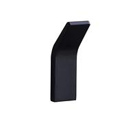 Appendiabiti da parete senza punzonatura ganci per accappatoio nero gancio da bagno per asciugamani in lega di alluminio decorazione a parete ganci appendiabiti albero (colore: bianco 5 pezzi) (nero 1