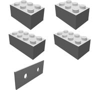 Appendiabiti da Parete Stile Mattoncino LEGO - Gancio Stampato 3D Montaggio