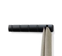 Appendiabiti da parete Ubra Flip 5 Hook Nero