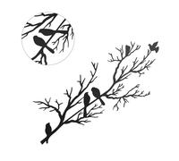 Appendiabiti da parete uccellino decorativo in metallo per soggiorno camera da l