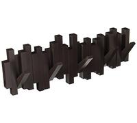 Umbra Sticks Attaccapanni Da Parete Con 5 Ganci Ribaltabili, Espresso Marrone, 49.5 x 3 x 18 cm, 907.18 grammi
