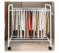 Appendiabiti da pavimento portatile su ruote, con 24 ganci, multifunzione, per jeans, gonne e sciarpe, soluzione mobile per organizzare i pantaloni