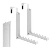 Appendiabiti Da Porta,2 Pezzi Rack Di Archiviazione Con 6 Ganci Senza Trapano | Appendiabiti a Maggiore Capacità | Per Bagno Dormitorio Appartamento Guardaroba Cucina Camera Da Lavanderia Soggiorno