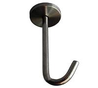 Appendiabiti da soffitto per letto a baldacchino, zanzariera, gancio per tenda da gioco a soffitto, staffa di montaggio a soffitto, in acciaio inox, senza zanzariera