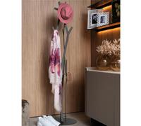 Appendiabiti da terra a stelo in acciaio inossidabile UTY Dimensioni 29,7x h 177,8 cm - 15 kg stile minimalista colore Fango grigio