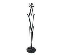 Appendiabiti da terra a stelo in acciaio inossidabile UTY Dimensioni 29,7x h 177,8 cm - 15 kg stile minimalista colore Nero nero