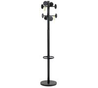 Appendiabiti Stand3 - 8 posti - 175x37 cm - nero - Alba