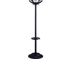 Appendiabiti da terra Unisit Helix con portaombrelli - h. 168 cm - nero APUEL/N