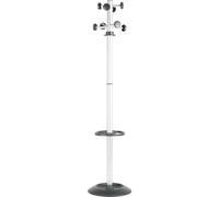 APPENDIABITI TOTEM 175CM A 8 POSTI C/PORTAOMBRELLI GRIGIO/NERO