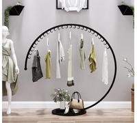 Appendiabiti dorato resistente Appendiabiti Appendiabiti Fashion Store Display Super Portante Appendiabiti per Negozio di Abbigliamento Elegante Oro/Bianco/Nero Opzioni