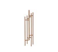 Appendiabiti Eigen in legno massiccio, dimensioni 47 x 47 x h175 cm, peso 6 Kg, finitura quercia quercia