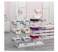 Appendiabiti, espositori per biancheria intima, espositore per abbigliamento indipendente per boutique, espositore per indumenti intimi al dettaglio, ripiani commerciali per calzini, reggiseni, muta