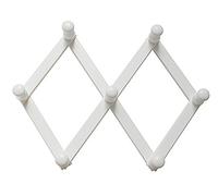 Appendiabiti estensibile A 7 ganci Bianco