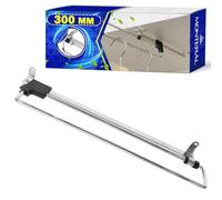 Appendiabiti Estraibile per Armadio 300 mm - Barra Appendiabiti Estensibile Realizzato in Acciaio è Compatibile con Vari Tipi di Guardaroba - Garanzia di 10 Anni - MONTERAL