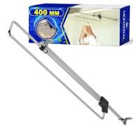 Appendiabiti Estraibile per Armadio 400 mm - Barra Appendiabiti Estensibile Realizzato in Acciaio è Compatibile con Vari Tipi di Guardaroba - Garanzia di 10 Anni - MONTERAL