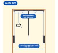 Appendiabiti EVOHANGER Saliscendi per Armadio Salvaspazio Alta Capacità 15kg