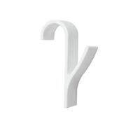 Appendiabiti for asciugamano riscaldato radiatore appendiabiti appendiabiti gancio for bagno supporto perca pieghevole sciarpa gancio asciugamano riscaldato ganci for bagno(1PCS white)
