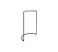 Appendiabiti HAY Color C-Shape Blu Acciaio