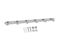INTIRILIFE Appendiabiti in Acciaio Inox Modell A - 6 Gancio - Appendiabiti da Parete attaccapanni da Muro in 5 Diversi Modelli