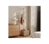 Appendiabiti in legno a forma di cervo appendiabiti mobile per camera da letto e soggiorno autoportante portabiancheria stand in legno massello design elegante arredamento per la casa