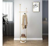 Appendiabiti in Marmo, Appendiabiti dal Pavimento al soffitto, Idee per Appendiabiti da Camera da Letto, Adatto per Soggiorno, Bagno, Ufficio, Dimensioni: 55 × 44 × 165 cm / 21,7 × 17,3 × 64,9
