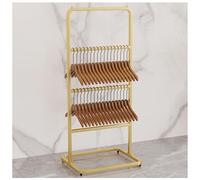 Appendiabiti in metallo salvaspazio nizer per negozi al dettaglio impilabile supporto appendiabiti efficiente stand espositore per vestiti