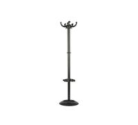 Appendiabiti Jolly - 8 posti - 168x40 cm - con portaombrelli - nero - Unisit