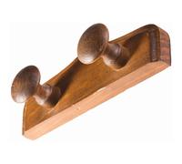 Appendiabiti Mathilde doppio in legno noce Noce