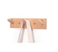 Appendiabiti Mensola A Muro, Appendiabiti In Legno Con Ganci, Ganci Appendiabiti Mensola Per Asciugamani Da Parete Con Ganci Ganci Per Asciugamani Per Bagni Organizzatore Per Asta Da C(Size:3,Color:A)