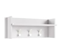 APPENDIABITI MODERNO 3GANCI L90xP28xH34 TEXTURE 3D HALLWAY BIANCO ROVERE CEMENTO