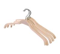Appendiabiti Non-slip Non-marking Log Color Hanger Space Saving Hook Coat Practical Type(42CM)