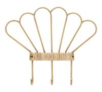 Appendiabiti Panama 3 Ganci 37,5x5x32,5 cm in Ferro e Plastica