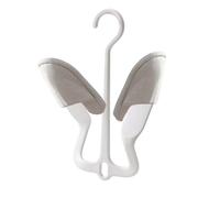 Appendiabiti, per asciugare le scarpe, per riporre con due ganci, per campeggio, casa, dormitorio, viaggi, hotel, terrazza, appartamento, bianco, descrizione