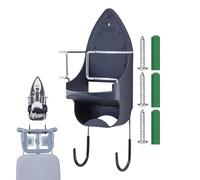 Appendiabiti per asse da stiro, appendiabiti in ferro resistente al calore, supporto per asse da stiro, gancio portaoggetti in ferro sopra la porta per un bucato semplificato