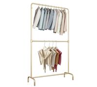 Appendiabiti per bambini regolabile a doppia barra, salvaspazio, design robusto, supporta fino a 100 kg, 180 x 40 x 180 cm, perfetto per nizing vestiti per bambini