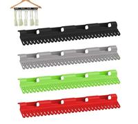 Appendiabiti per Calzini, Stendi Calzini, Appendino in Plastica per Calzini, Asciugatore per Calzini in 4 Pezzi, Stendino per Calzini, Per Biancheria Intima, Calzini(Rosso, Verde, Cenere, Nero)