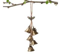 Appendiabiti per campane strega - Appendiabiti per pulsante campana, campane per pulsante | campanelli eolici strega rustici, eleganti pomelli per porte, chiavi streghe, Clohes De So