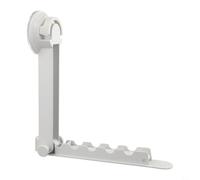 Appendiabiti per massimizzare lo spazio, installazione senza tracce per un'elegante organizzazione della camera da letto e del bagno (bianco)