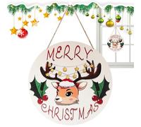 Appendiabiti per porta d'ingresso in legno, decorazione per telaio porta d'inverno | Pannello porta Frontoni parete creativo,Pannello portico portatile, gancio porta per stanze, soggiorni, camere da