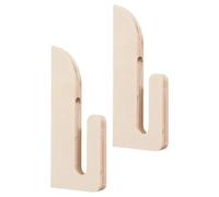 Appendiabiti per skateboard, 1 paio di organizer in legno, per skateboard e snowboard, per tavola da surf, casa, garage, soggiorno, camera da, appartamento, negozio di skate